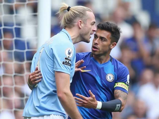 Erling Haaland's Aggressive Clash with Chelsea Players Amid Manchester City's Dominance