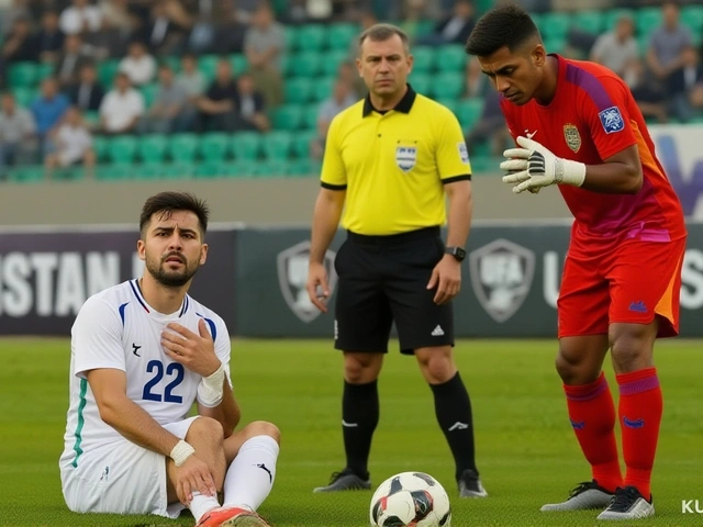 Injury Sidelines Uzbekistan Midfielder Abbosbek Fayzullayev vs Uruguay